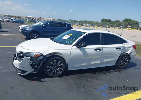 2022 Honda Civic Ex из США, поврежденный, VIN JHMFE1F76NX010051